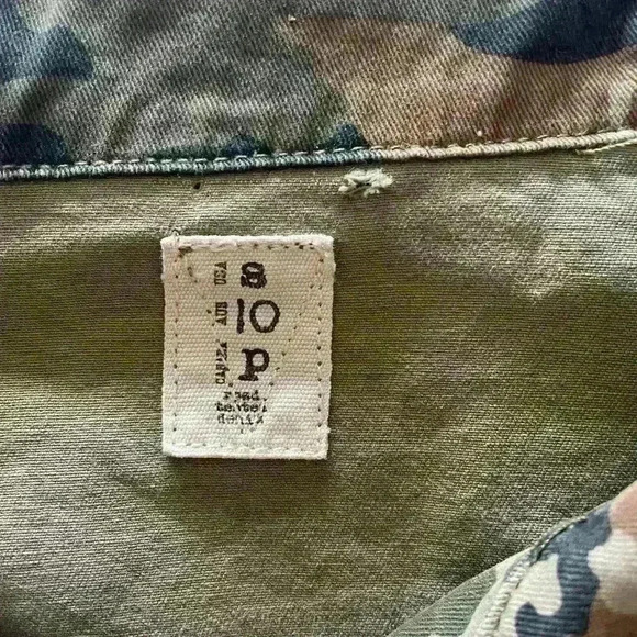 Genuine Vol Com Jeans Camo Jean jacket Size Small - Picture 9 of 13